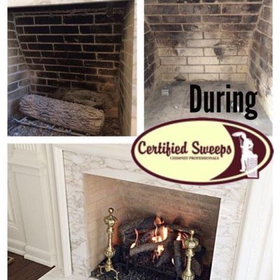 fire box rebuild collage of before and after images